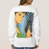 それが私が欲しいアメリカだ！ スウェットシャツ (裏面)