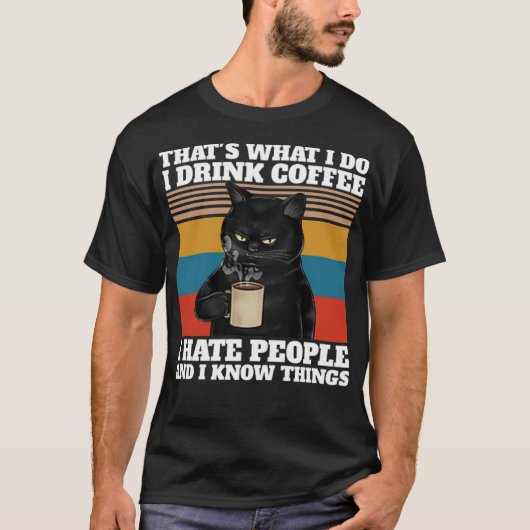 それが私が芸術を飲むこ気にと Tシャツ (正面)