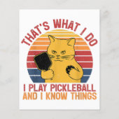 それが私が行うこと猫好きパドルボールプレイヤーピック (裏面)