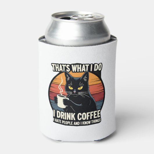 それが私のやり方 コーヒーを飲んで 人が嫌いで  缶クーラー (缶正面)