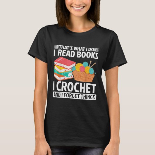 それが私のやること 本を読む 編む Tシャツ (正面)