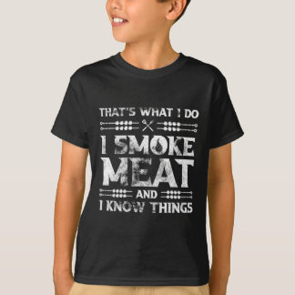 それが私のやること 燻製肉と知恵 Tシャツ