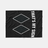 それが私のサインスノーボード雪マウンテンスキーヤーSk フリースブランケット (正面(横))