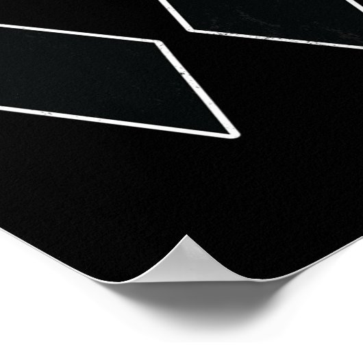 それが私のサインスノーボード雪マウンテンスキーヤーSk ポスター (角)