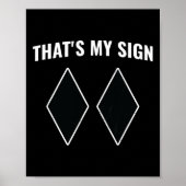 それが私のサインスノーボード雪マウンテンスキーヤーSk ポスター (正面)