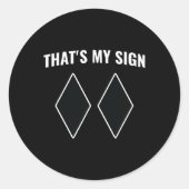 それが私のサインスノーボード雪マウンテンスキーヤーSk ラウンドシール (正面)