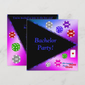 それが私のスタイル！独身パーティー招待状 グラデーション 招待状 (正面/裏面)