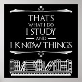 それが私の仕事だ – 私は勉強と私は知っている ポスター (正面)