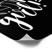 それが私の女の子バレーボール誇りを持ったママのバレーボールのモットだ ポスター (角)