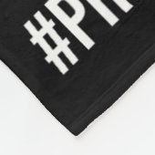 それが私の娘誇りを持った空手ママ空手マザー フリースブランケット (角)