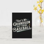 それが私の孫の野球のおばあちゃんの母の日 カード (黄色い花)