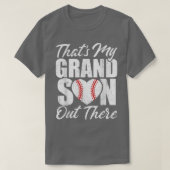 それが私の孫の野球のおばあちゃんグランド Tシャツ (デザイン正面)