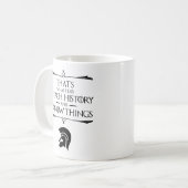 それが私の歴史教えだ コーヒーマグカップ (正面左)