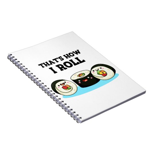 それが私の流儀 面白い寿司ロールパンのジョーク ノートブック (右側)