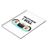 それが私の流儀 面白い寿司ロールパンのジョーク ノートブック (左側)