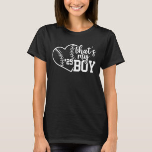 それが私の男の子のカスタム野球の母ソフトボールママ Tシャツ