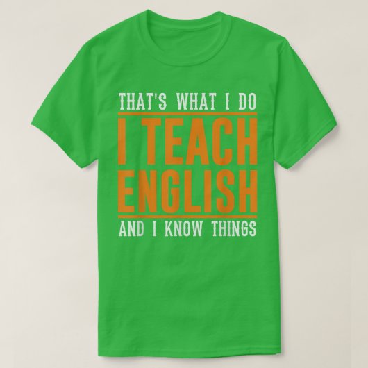 それが私の英語おもしろい先生の教えGrだ Tシャツ (デザイン正面)