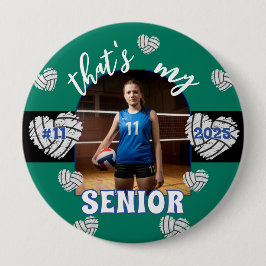 それが私の親用のシニアバレーボール選手だ 缶バッジ