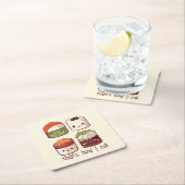 それが私の転がかわいい スクエアペーパーコースター (インサイチュ)