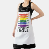 それが私の転がやり方 – LGBTIQ Flags Color エプロン (インサイチュ)