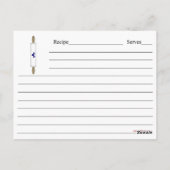 それが私の転がレシピカード ポストカード (裏面)