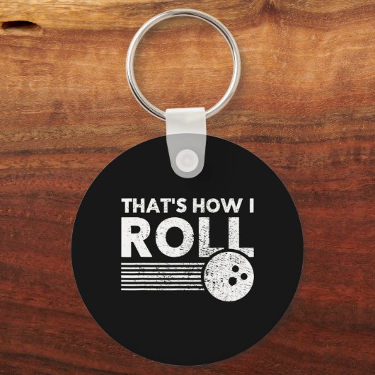 それが私転がのおもしろいボーリング男性へとKの方法である キーホルダー (正面)