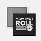 それが私転がのおもしろいボーリング男性へとKの方法である マグネット (正面/裏面)