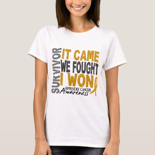それが私達を来た付録蟹座の生存者によっては私が勝ちました戦いました Tシャツ (正面)