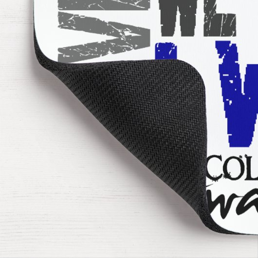 それが私達を来た結腸癌の生存者によっては私が勝ちました戦いました マウスパッド (コーナー)