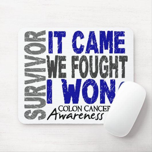 それが私達を来た結腸癌の生存者によっては私が勝ちました戦いました マウスパッド (マウス)