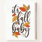 それが秋ベビー ノートブック (裏面)