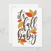 それが秋ベビー ポストカード (正面/裏面)
