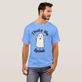 それが精神 – かわいい幸せな幽霊のデザイン Tシャツ (正面フル)
