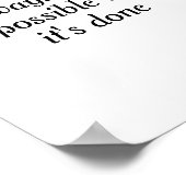 それが終わるまで不可能に思える ポスター (角)