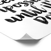 それが終わるまで不可能に思える ポスター (角)