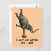 それが終わるまで不可能に思える ポストカード (正面/裏面)