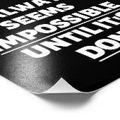 それが終わるまで、いつも不可能に思える フォトプリント            (角)