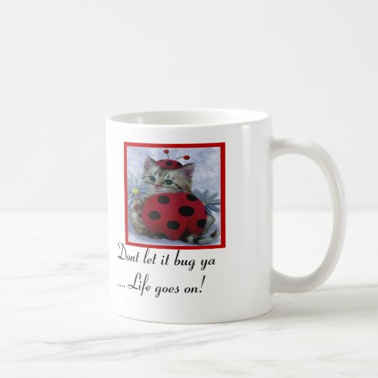 それが続きますyaの…生命を煩わせないために注意しないで下さい! コーヒーマグカップ (右)