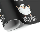 それが羊が動物プンおもしろいダークBGと言ったこと ラッピングペーパー (ロールコーナー)