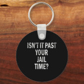それが過去あなたの刑期おもしろい キーホルダー (正面)