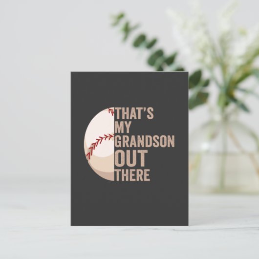 それが野球の恋人おもしろいの孫だ インビテーションポストカード (スタンド正面)