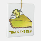 それが鍵フロリダライムパイスライスグルメ セラミックオーナメント (右)