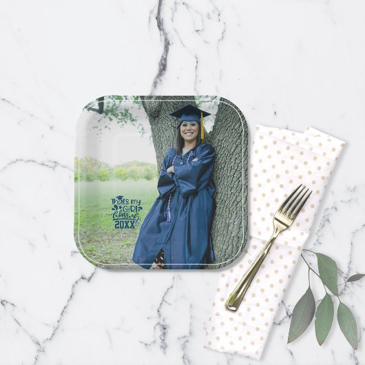 それが20XXの私の女の子クラス写真卒業 ペーパープレート