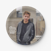 それが20XX写真卒業の私の少年クラスだ ペーパープレート (正面)