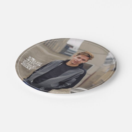 それが20XX写真卒業の私の少年クラスだ ペーパープレート (アングル)