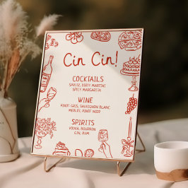 それがAmore Redの図解入りの、写真付きのバー ポスター