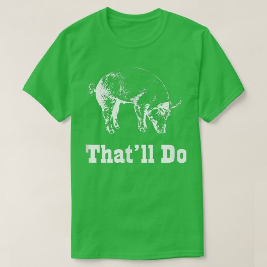 それがPig Graphicのおもしろい役割 Tシャツ (デザイン正面)