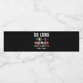 それじゃあ、プレキンダーガーデン（Pre-K）さようなら、幼稚園（Kindergarten）こんにち ペットボトルラベル (シングルラベル)