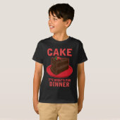 、それであるものが夕食のためあります固めて下さい Tシャツ (正面フル)