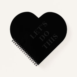 それでは、ハート型スパイラルバウンドのノート ノートブック